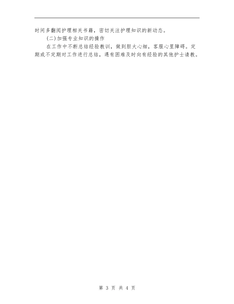 护士长助理工作计划范文_第3页