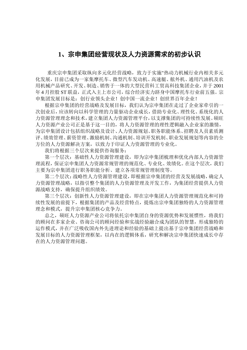 某集团人力资源管理改善建议方案_第3页