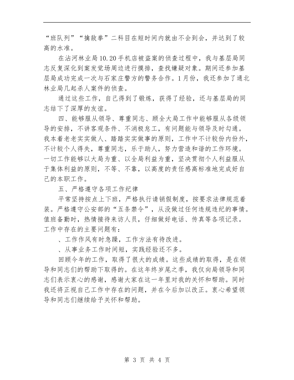 公安工作总结范文_第3页