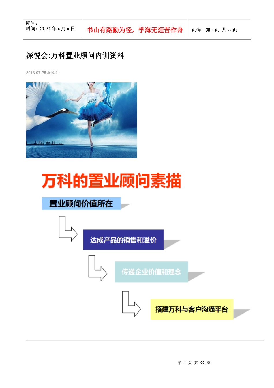 某地产置业顾问内训资料_第1页