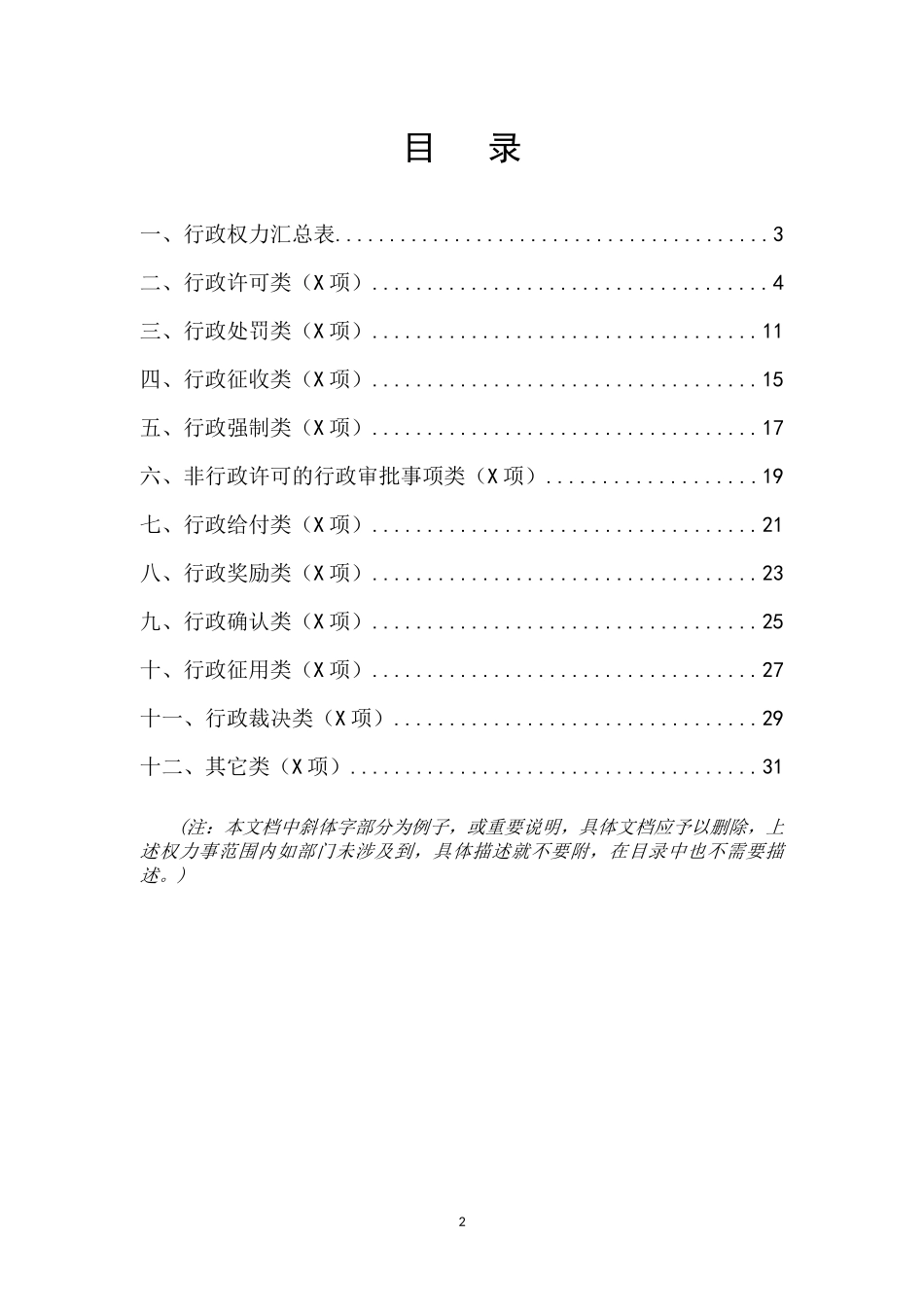 部门行政权力资料汇编_第2页