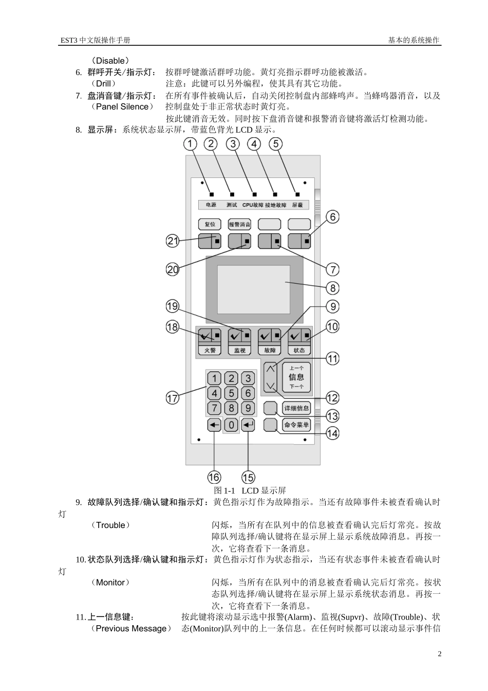 爱德华消防主机EST3操作手册_第3页