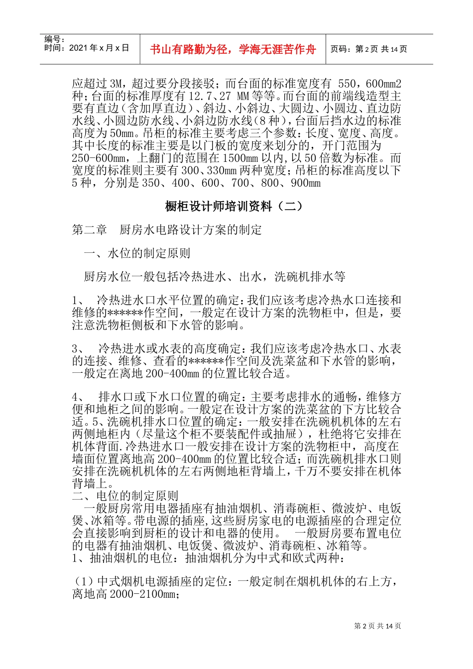 橱柜设计师专业培训课件_第2页