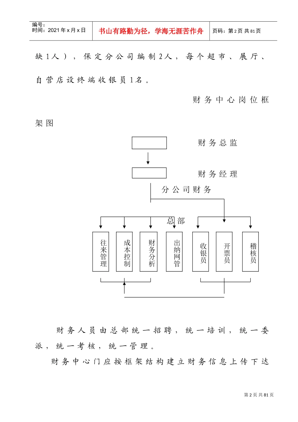 某某集团财务工作手册_第2页
