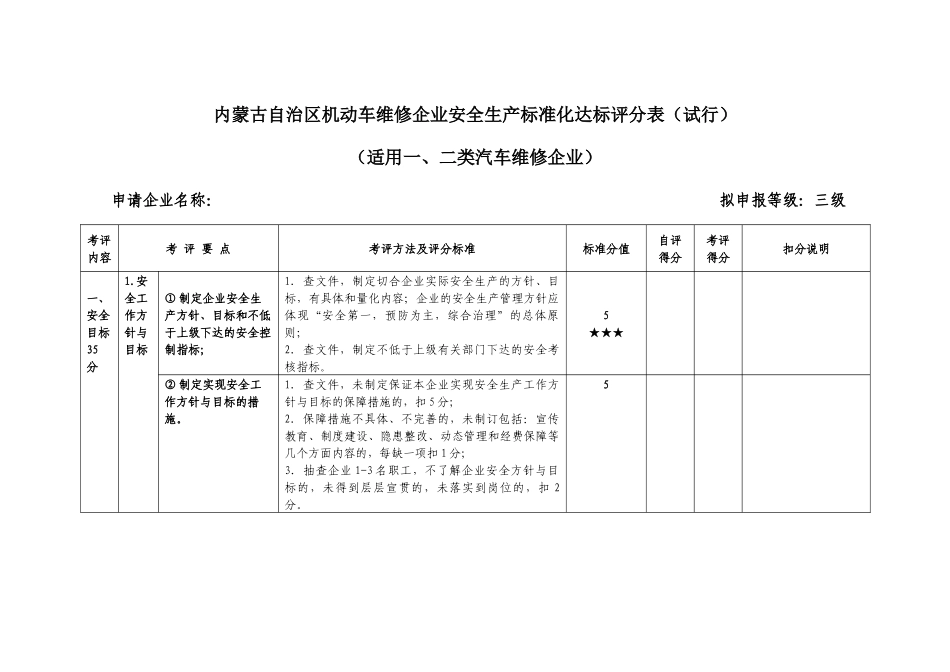 机修企业考评指标_第1页