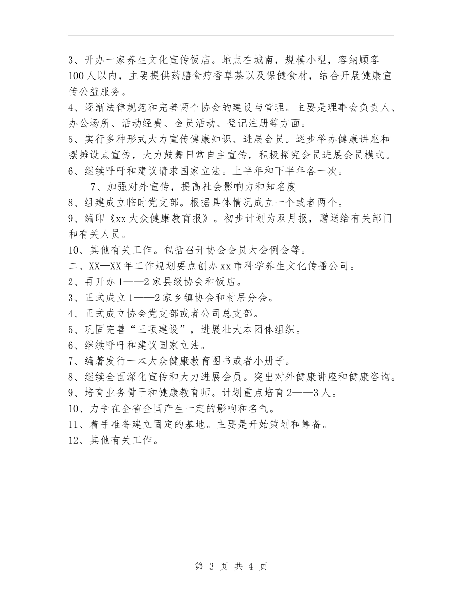 2024年协会年工作总结及年计划范文与五年规划_第3页