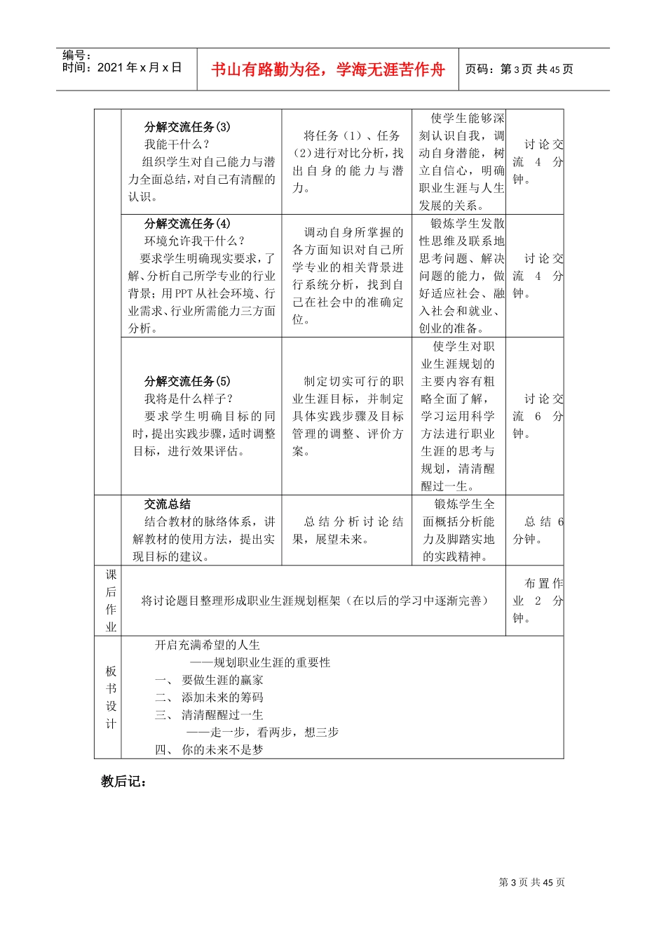 职业生涯规划教案1引言全部(DOC48页)_第3页