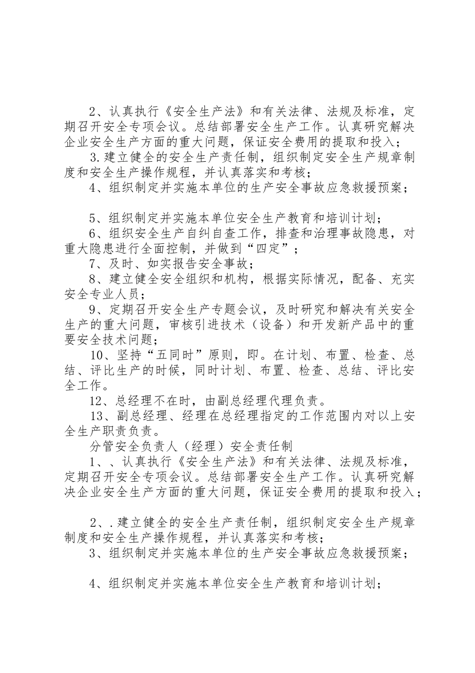 主要负责人安全职责要求 (2)_第2页