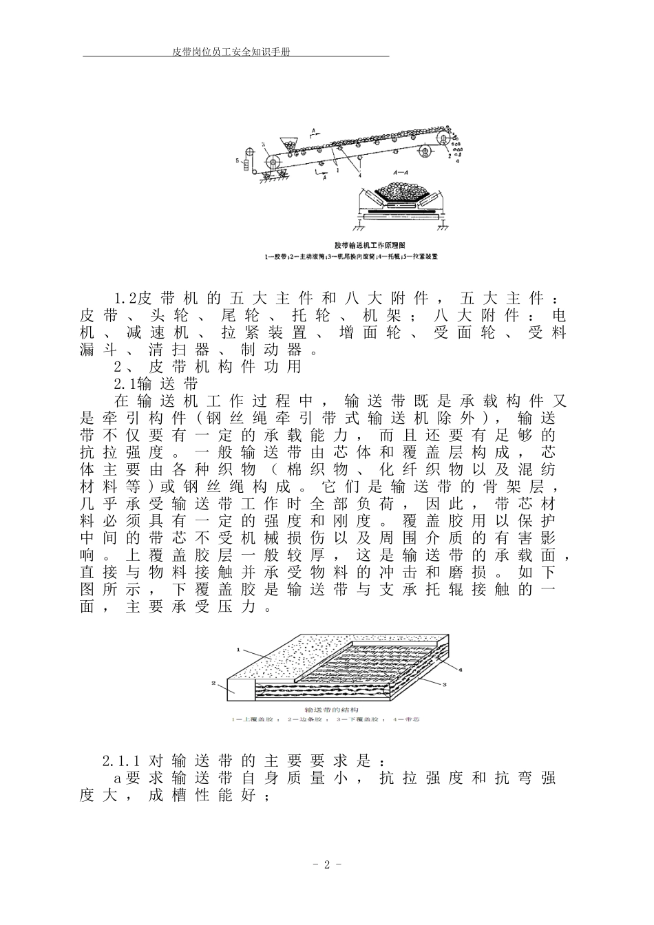 皮带岗位员工知识手册_第2页
