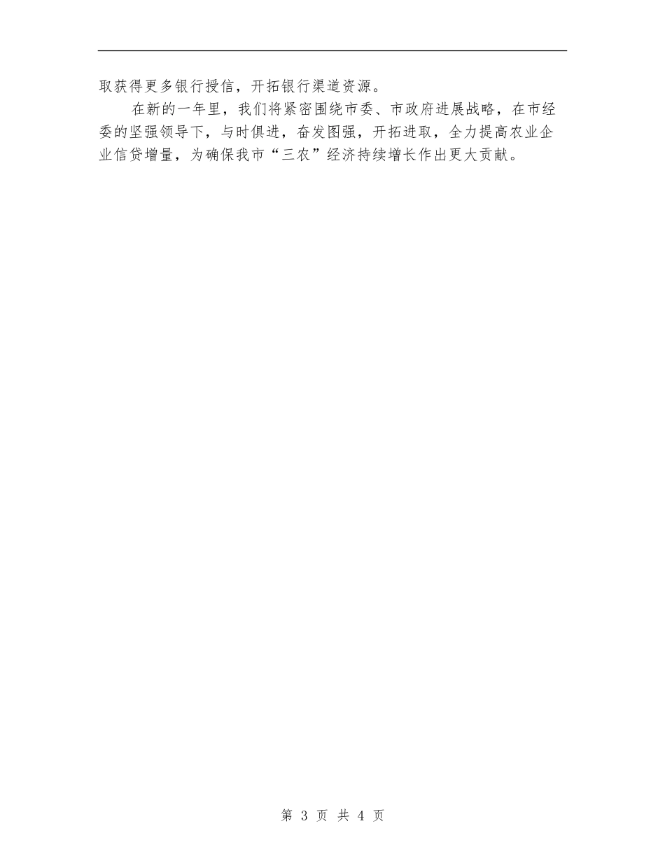 市现代农业融资担保有限公司工作计划_第3页