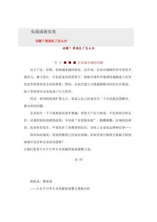 新版《实战成就实效》（2）