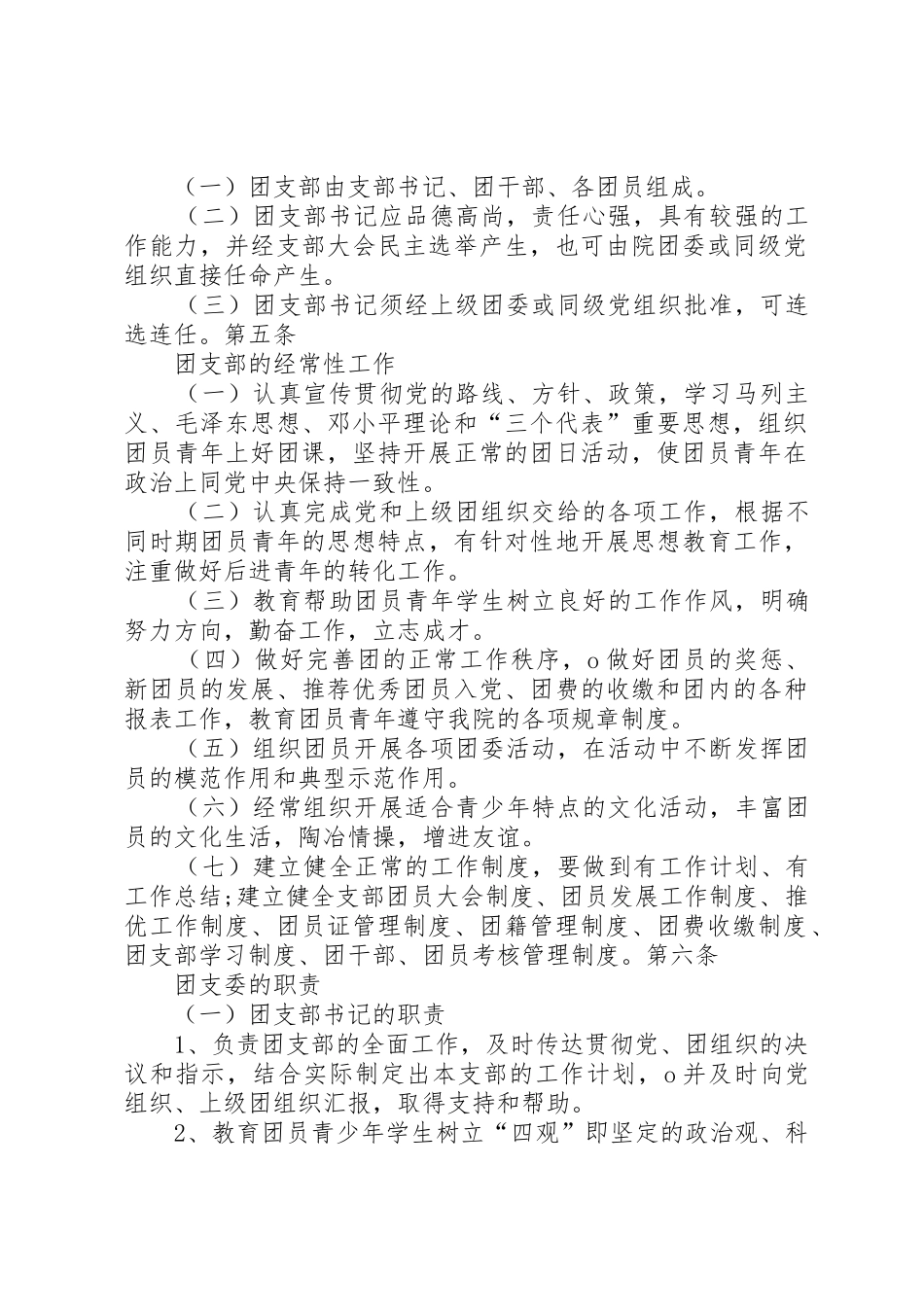 共青团工作规章制度 _第2页