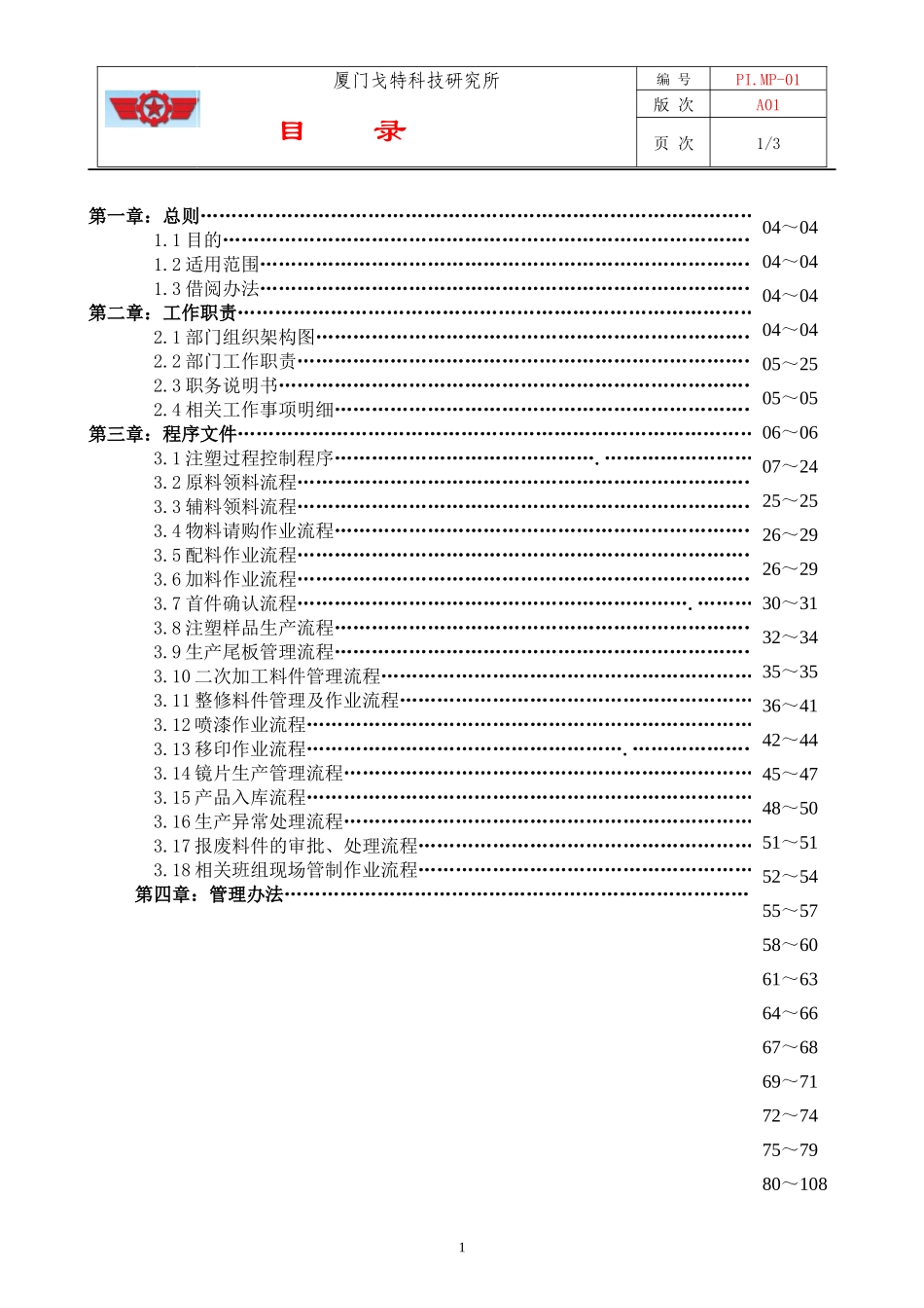 注塑工作手册_第1页