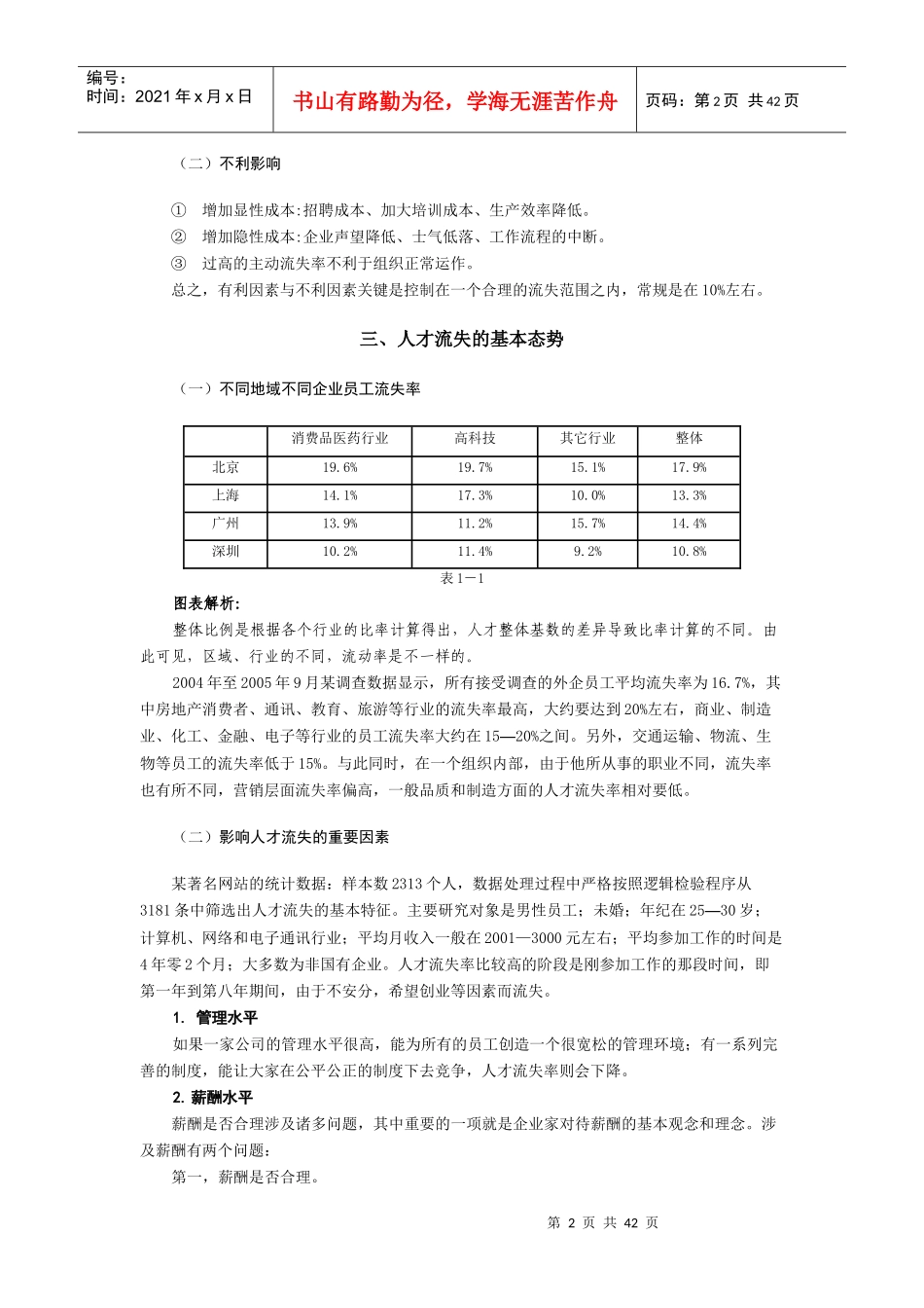 时代光华-遏制人才流失对策-讲义及答案(答案在讲义后)_第2页