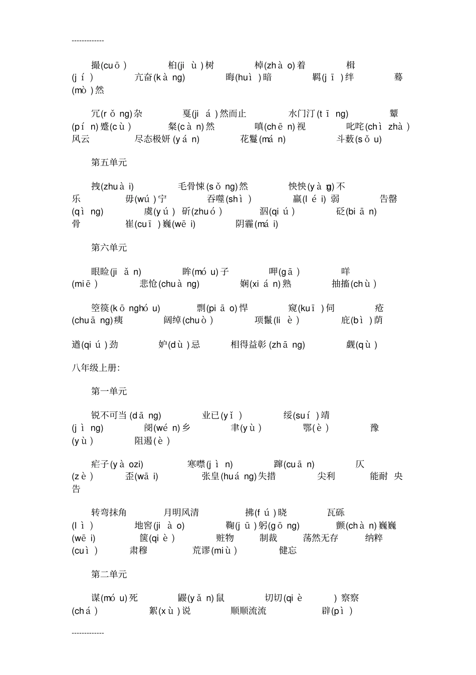 (整理)初中-语文生字大全_第3页