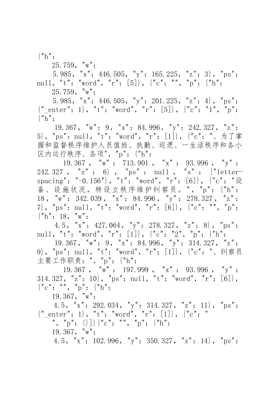 秩序部夜班人员工作规章制度 _第2页