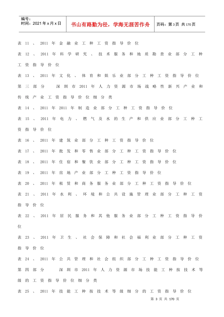 深圳市人力资源市场工资指导价位_第3页