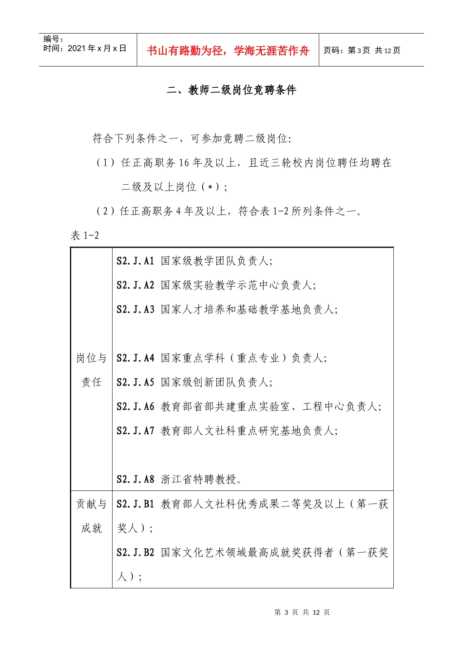 教师二级岗位聘用条件_第3页