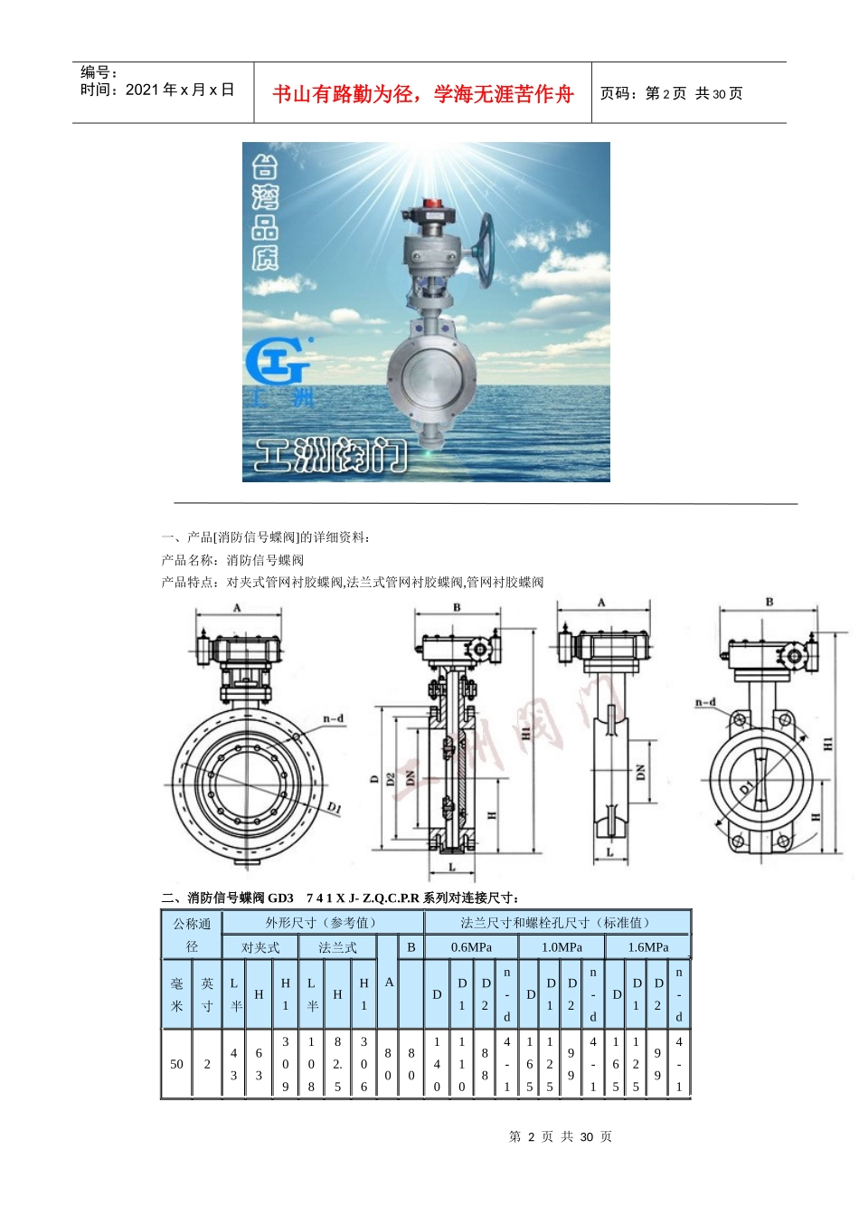 消防泵单向阀_第2页