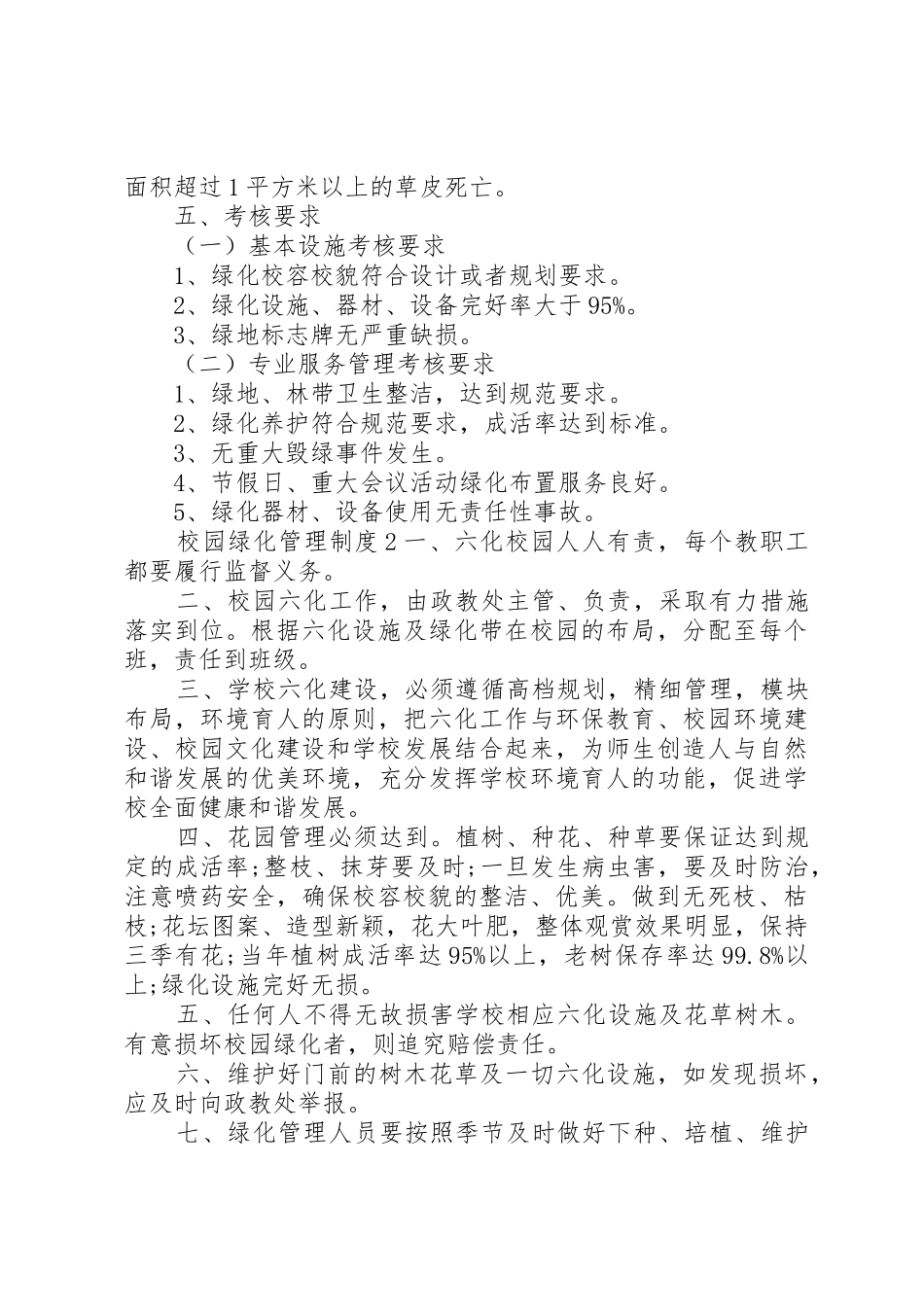 校园绿化管理规章制度范文3篇_第3页