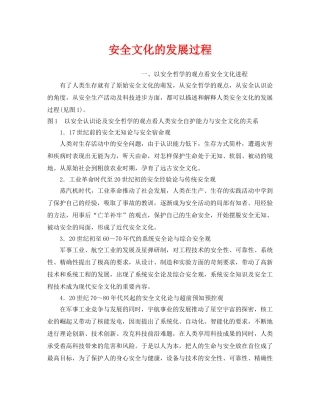 《安全文化》之安全文化的发展过程 