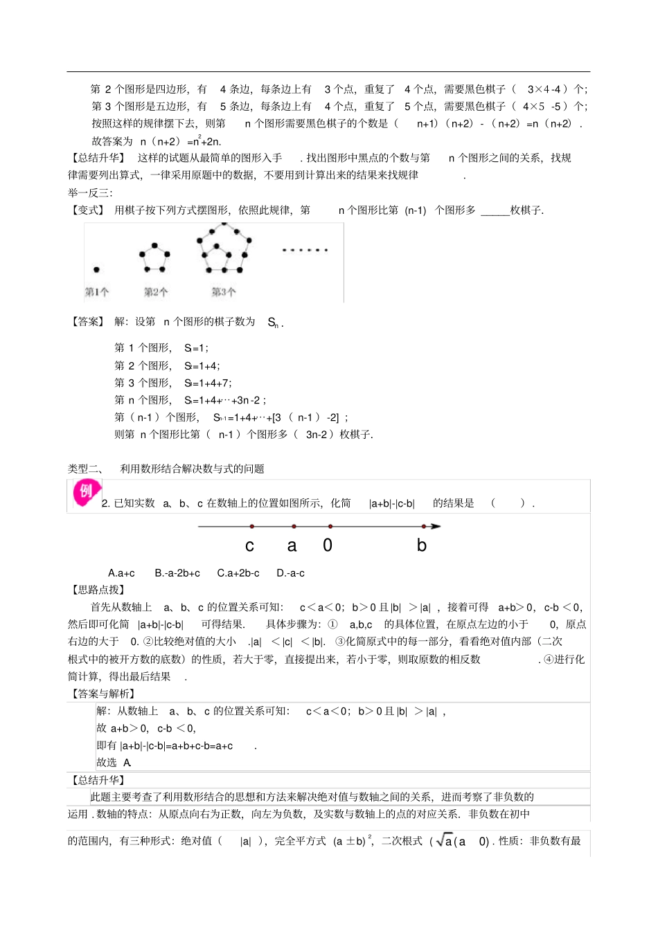 中考冲刺数学经典讲义：数形结合问题--知识讲解(基础)_第2页