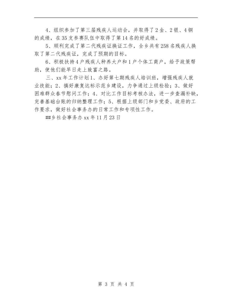 乡社会事务办年度工作总结_第3页