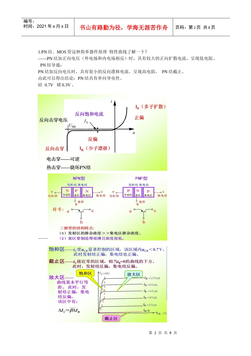 微电子工艺面试问答_第2页