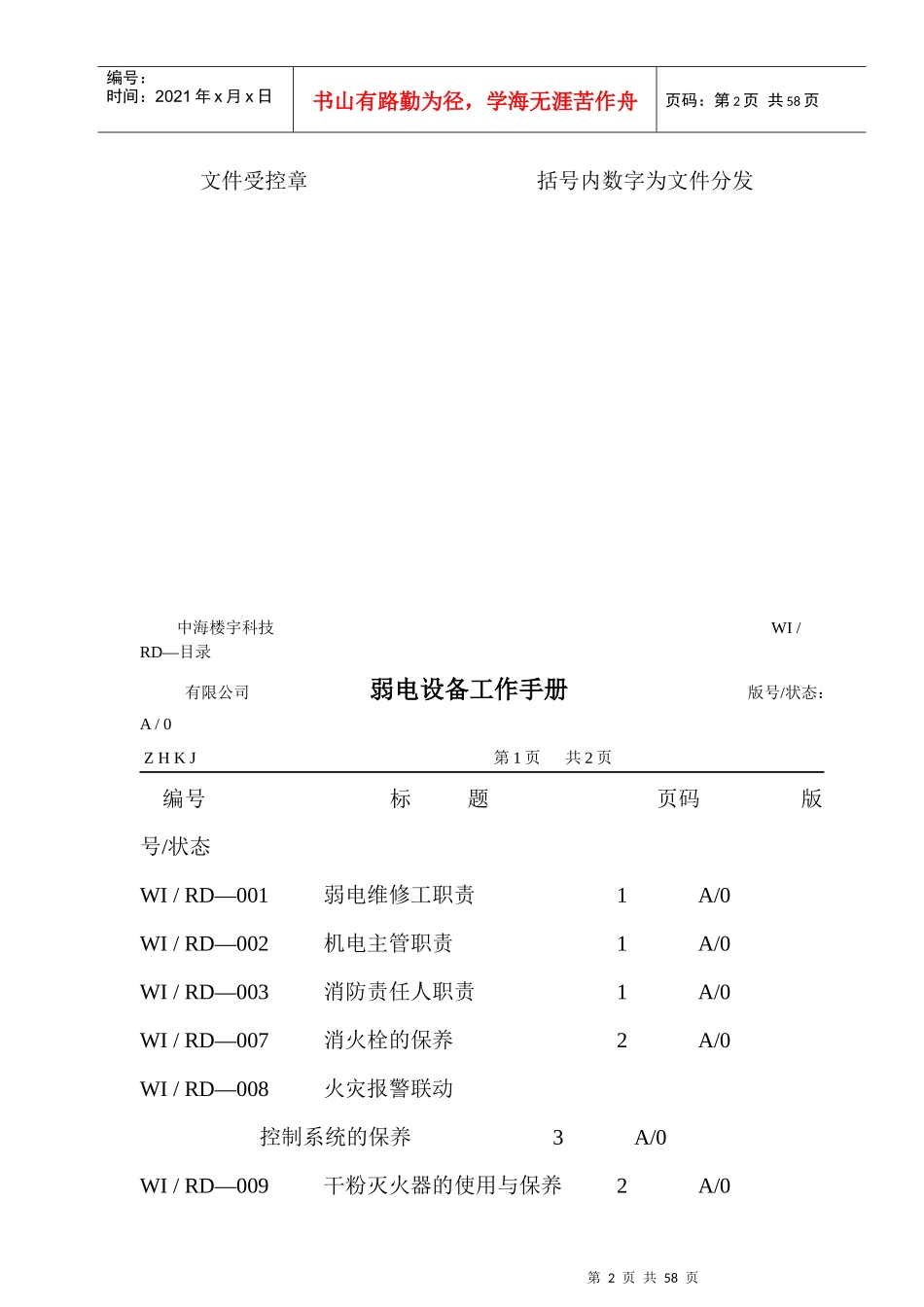 弱电设备工作手册_第2页