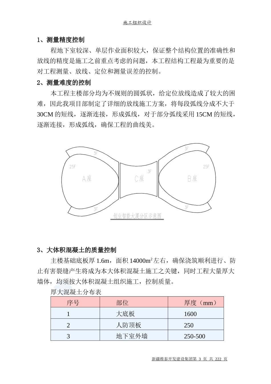 某软件园创业智能大厦施工组织设计方案_第3页