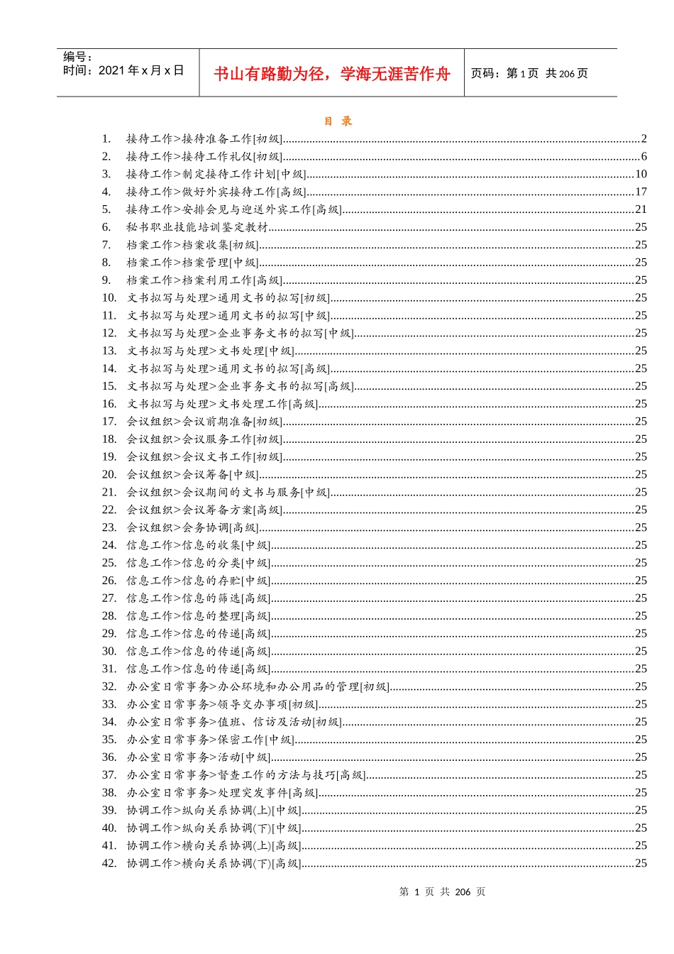 秘书手册(精品）_第1页