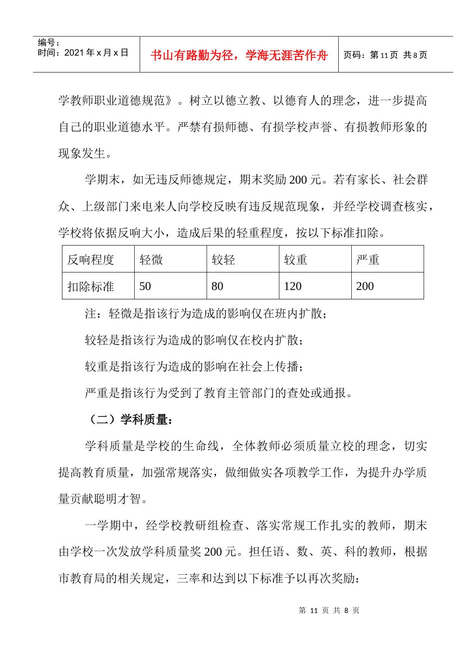 某附属小学教师奖惩制度_第3页