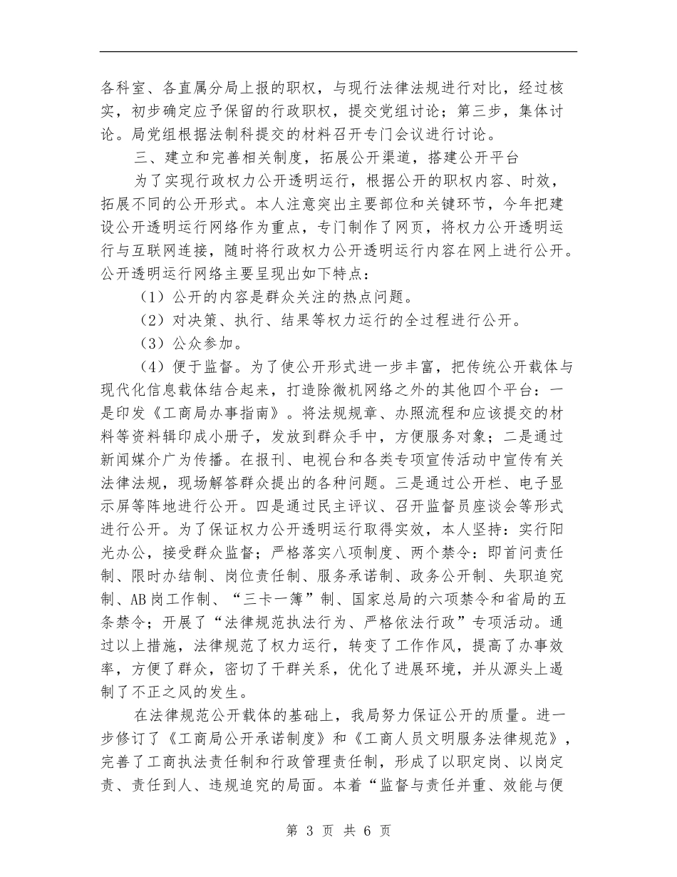 行政权力公开透明运行自查报告_第3页