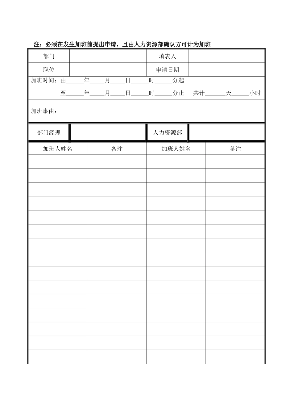 行政人事实用表格_第2页