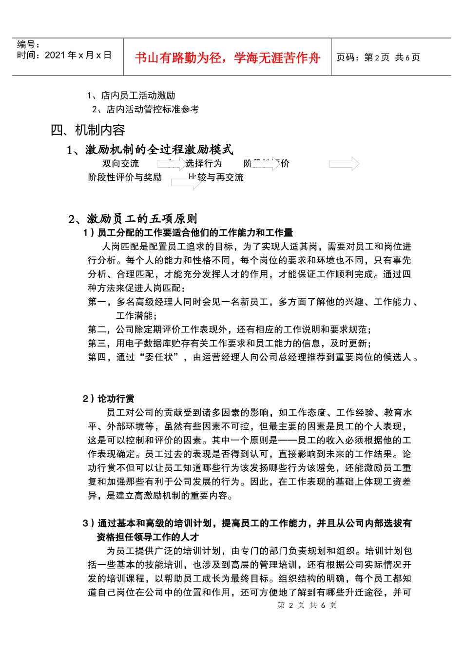 某店人员激励机制_第2页