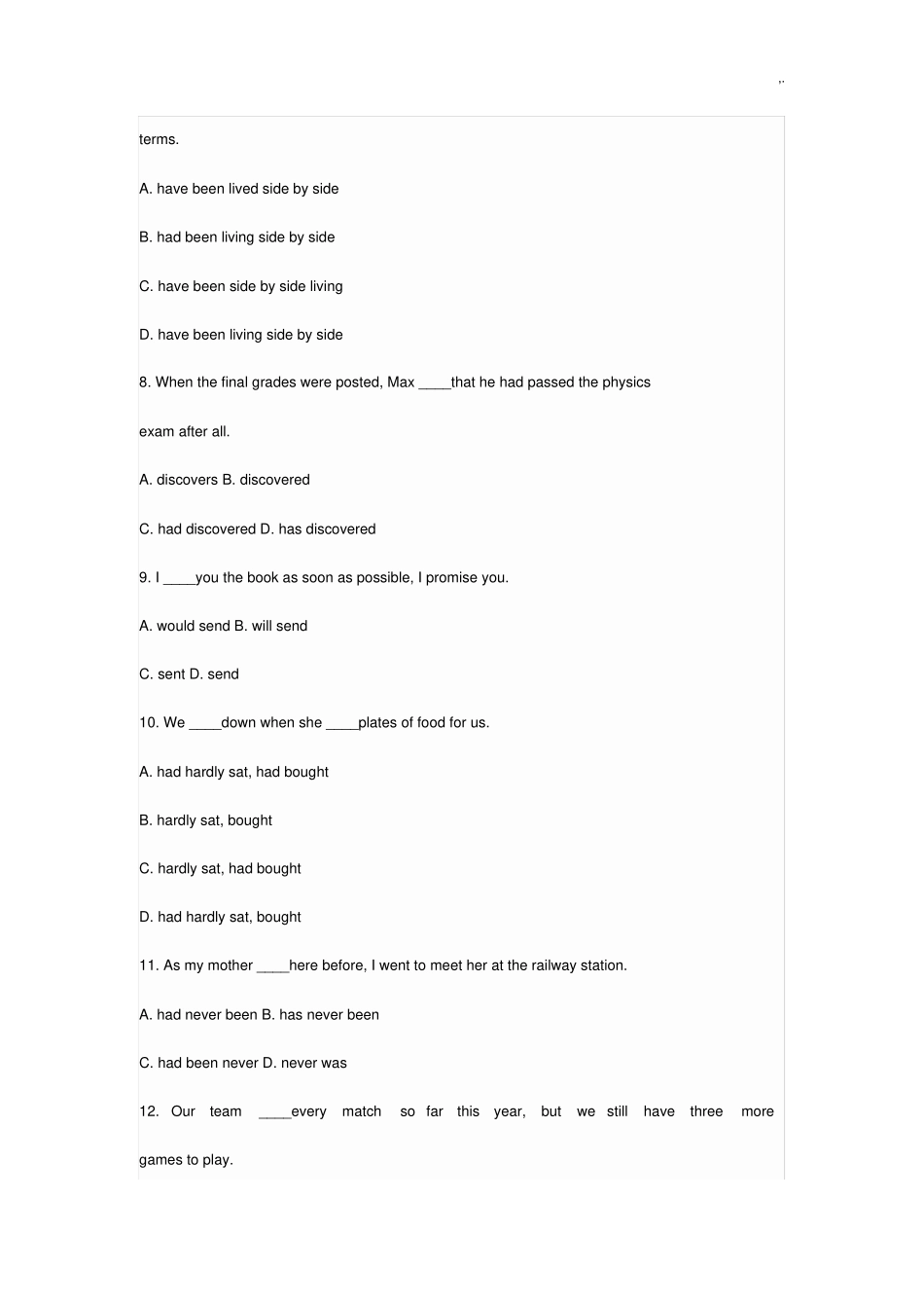 专转本英语各语法练习进步_第2页