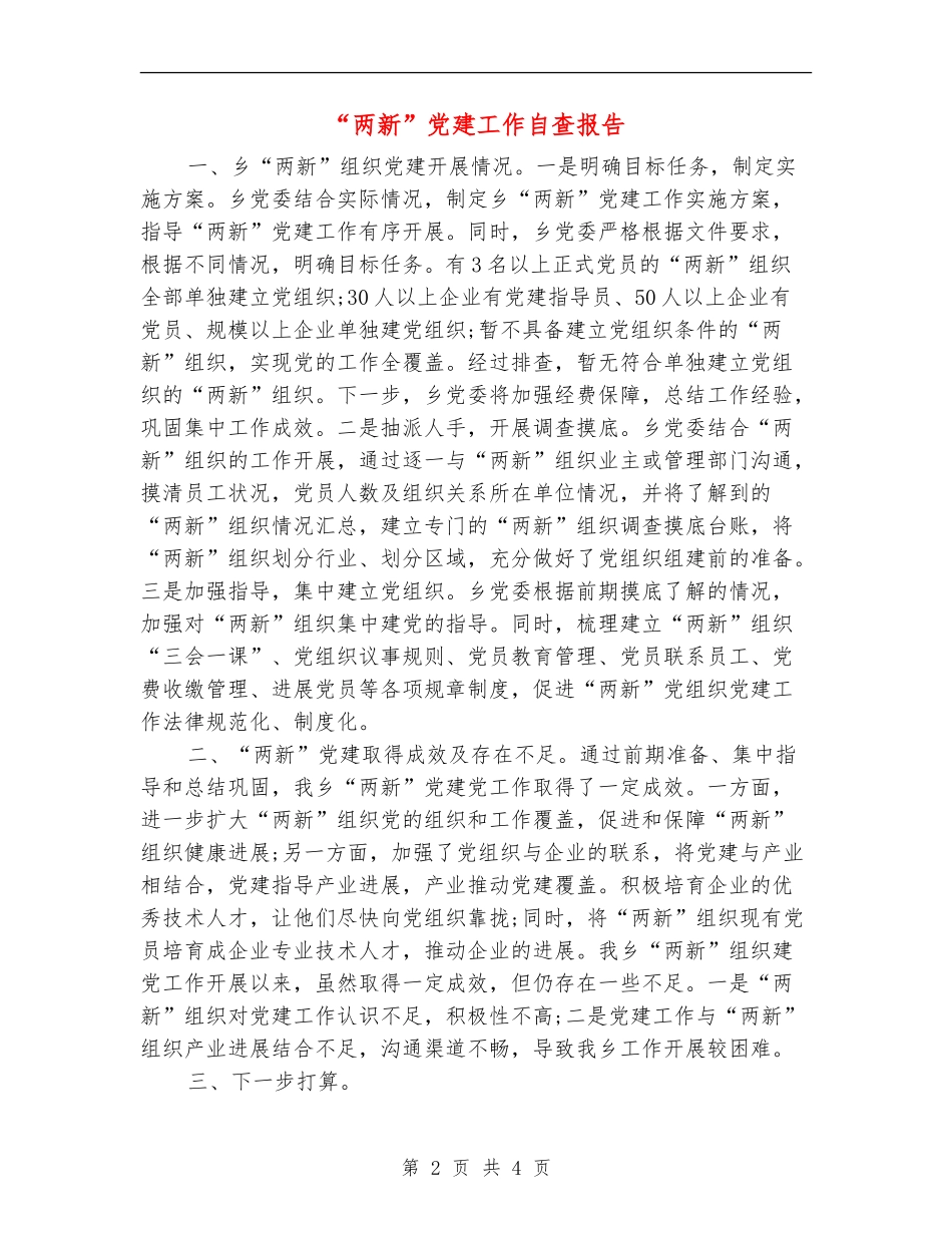 “两新”党建工作自查报告_第2页