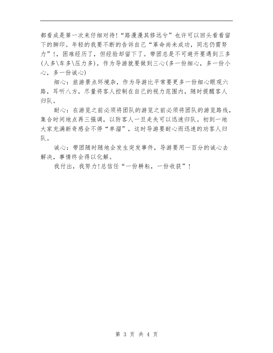 讲解员个人工作总结报告_第3页