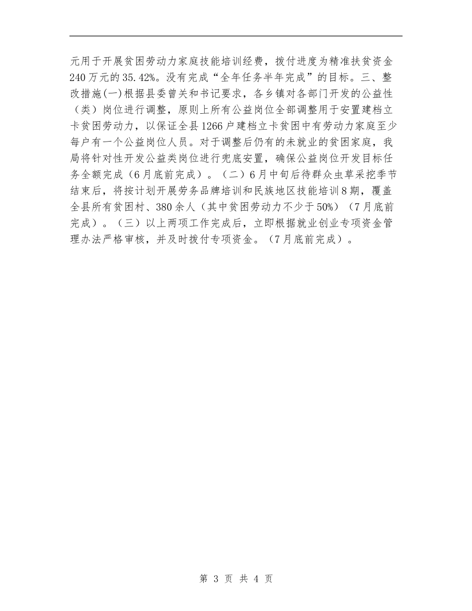 就业促进扶贫工作自查报告_第3页