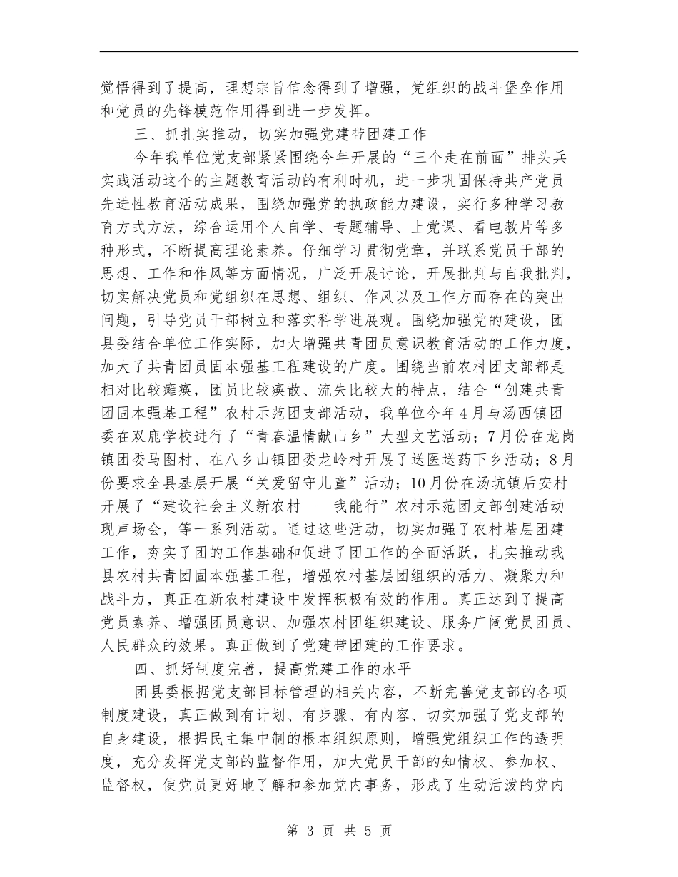 2024年团县委党建工作总结范文_第3页