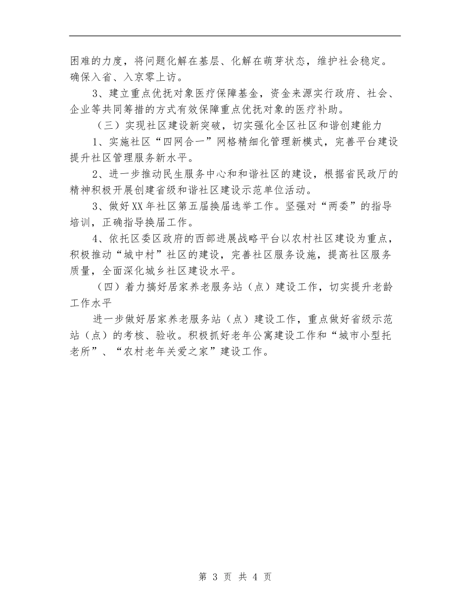 民政局2024年度重点工作安排_第3页