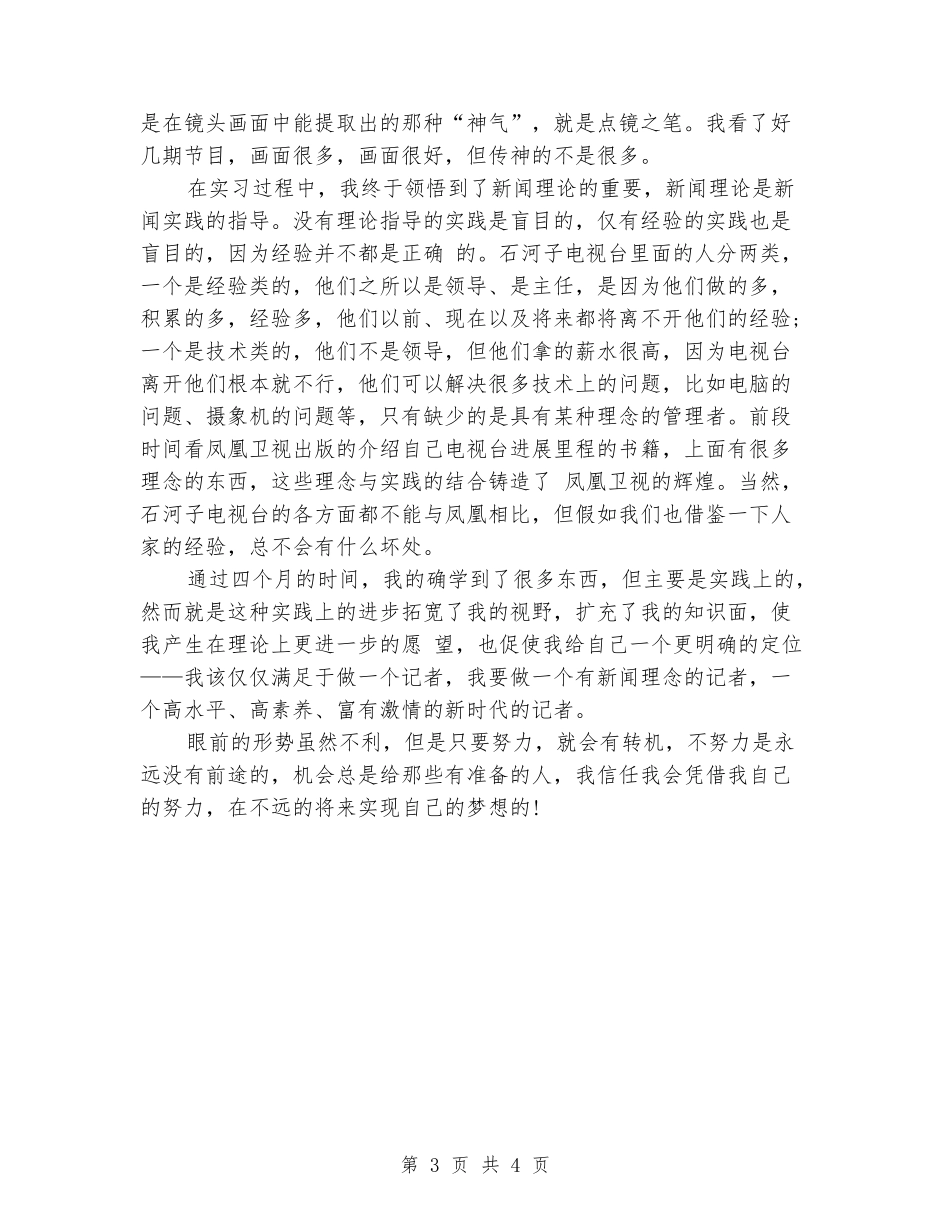 2024年4月新闻系大学生社会实践报告_第3页
