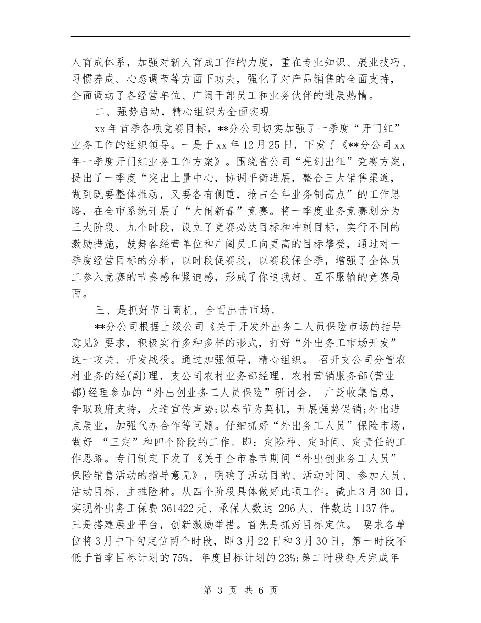 保险公司年终总结例文_第3页