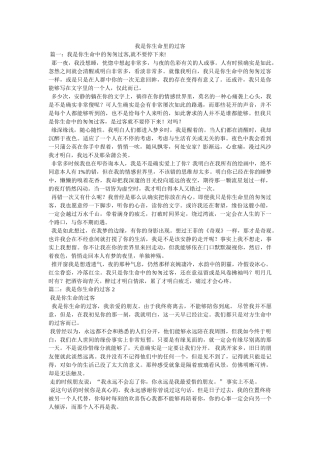 我是你生命里的过客 