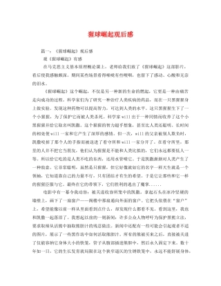 猩球崛起观后感2 