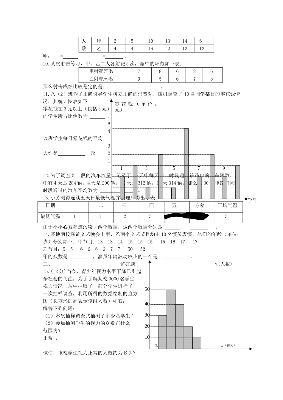 芜湖市张镇八年级数学下学期复习新课标人教版4 _第2页