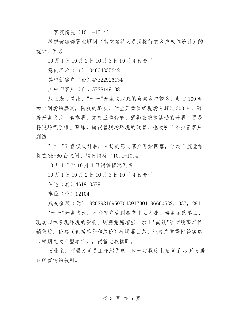 2024楼盘销售年终个人总结与2024武装押运员年度工作总结汇编_第3页