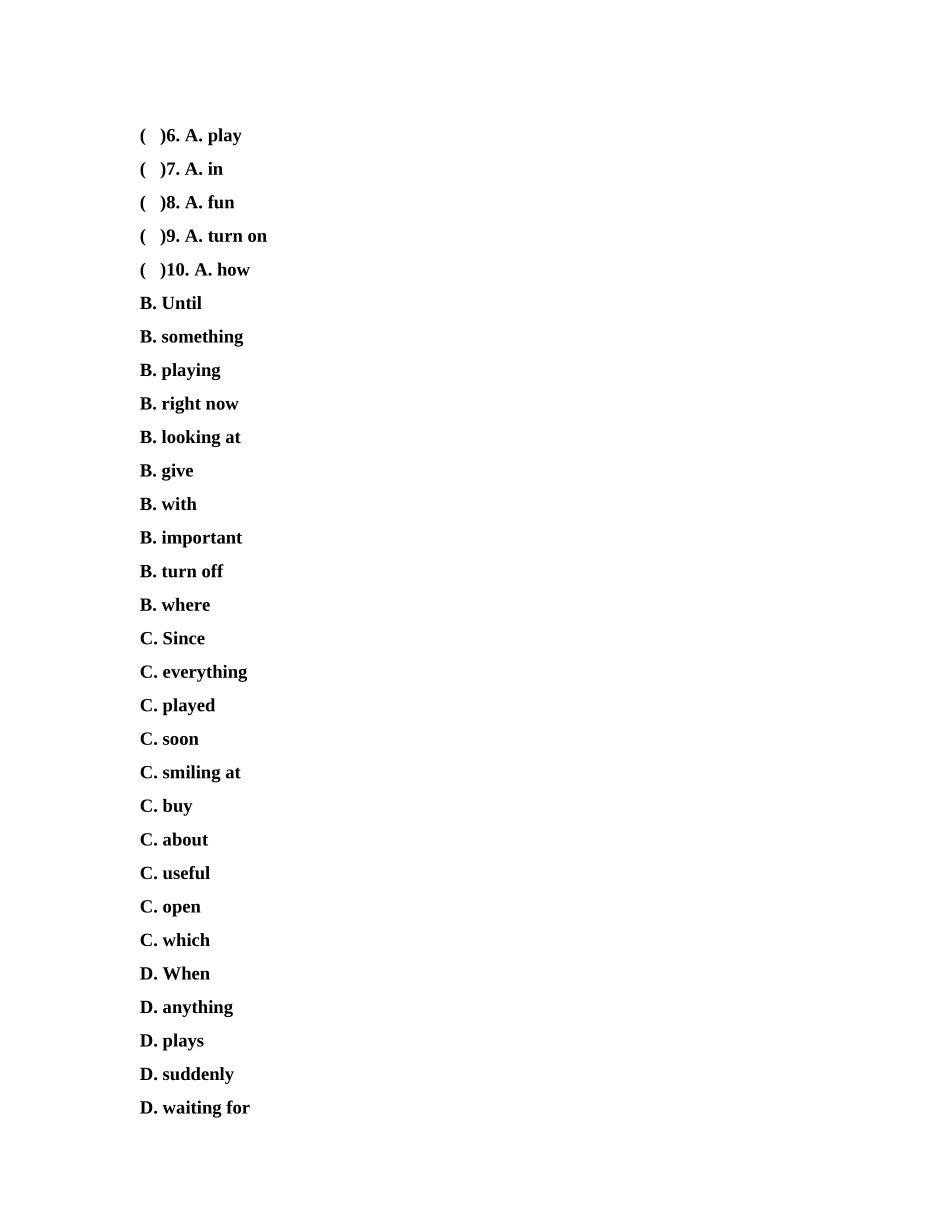 新目标英语九上Units12试卷 _第3页