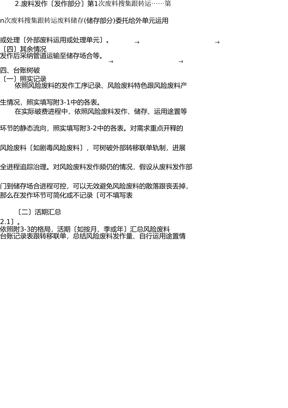 危险废物管理台账 _第3页