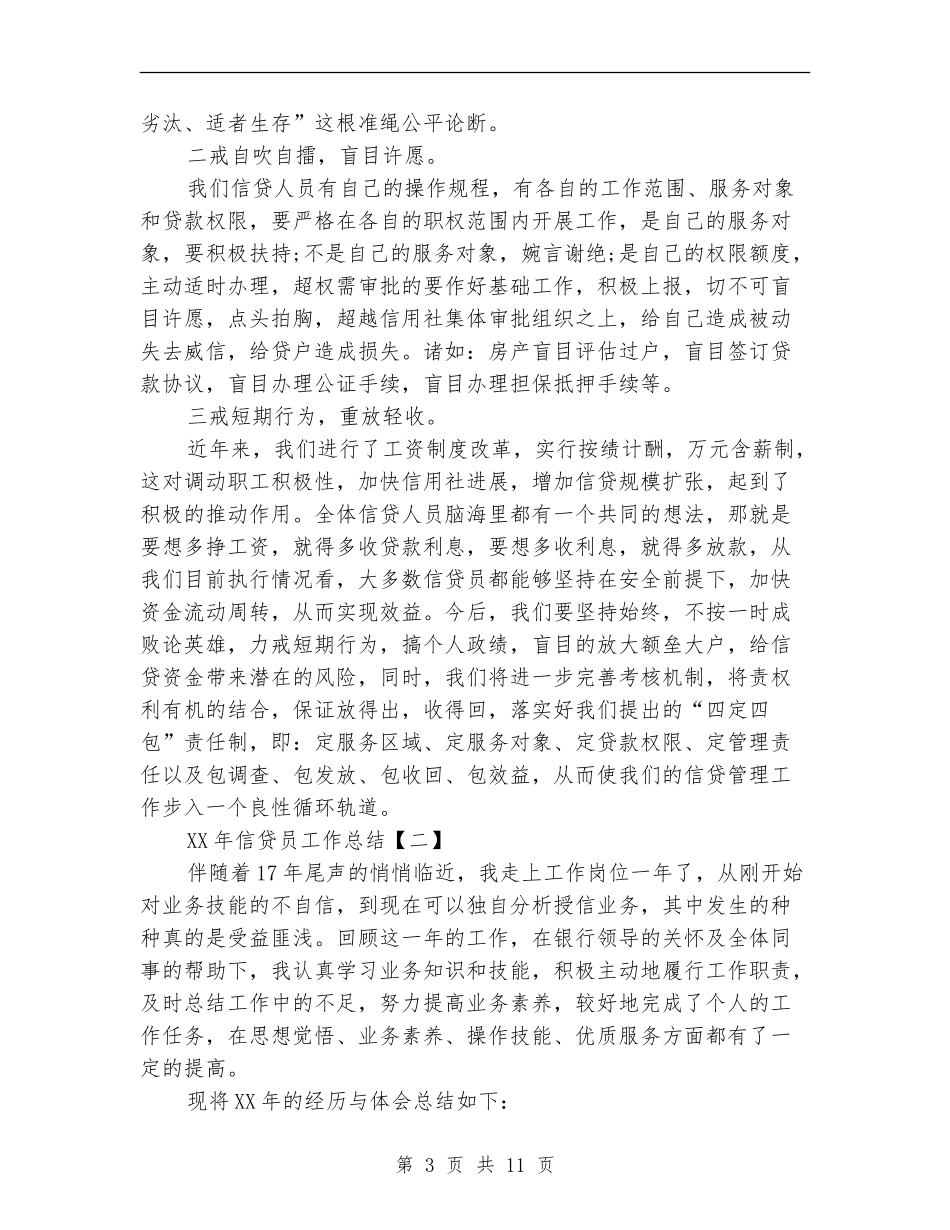 2024年信贷员工作总结_第3页